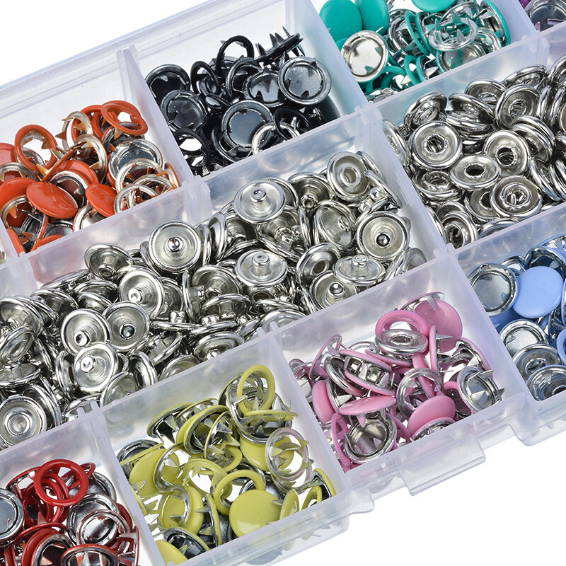 Home Snap Fasteners Sewing Buttons Metal Press Studs Tools Kit Plier