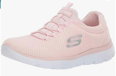 Skechers Womens Summits Trainers Slip On - Womens Sz 8.5 - Light Pink **New**