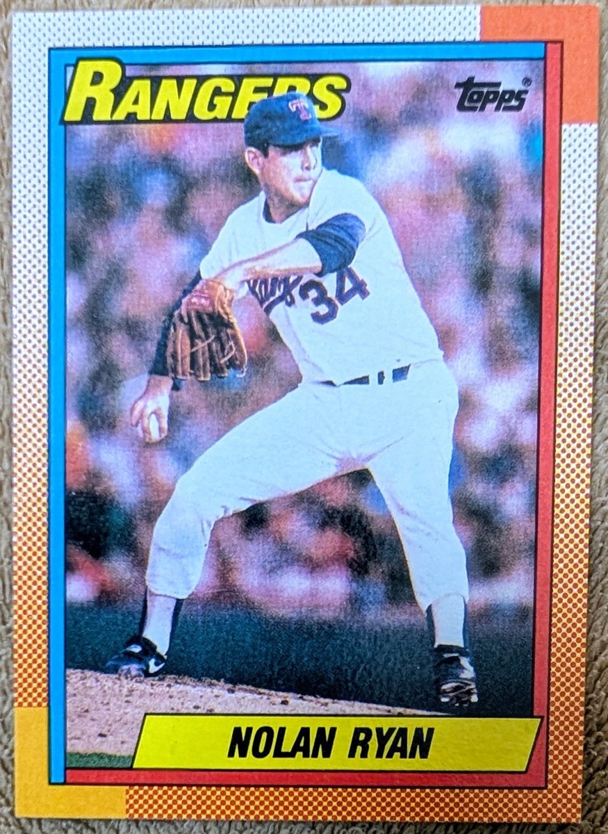 🔥⚾🔥Ultra Rare 1990 Topps Nolan Ryan #1 Misprint Errors🔥⚾🔥 | eBay