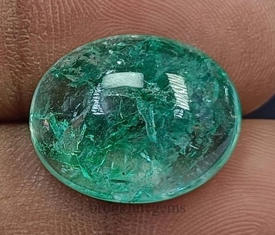 EGL Certified 15.00 Carat Natural Green Emerald Oval Shape Loose Gemstone 5DSZ