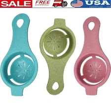 Egg Separator Tool Kitchen Helper Lightweight Food Grade Resin Ideal Baking New