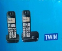 Panasonic DECT Cordless Telephone KX-TGE112EB Big Button Twin (Damaged Box)