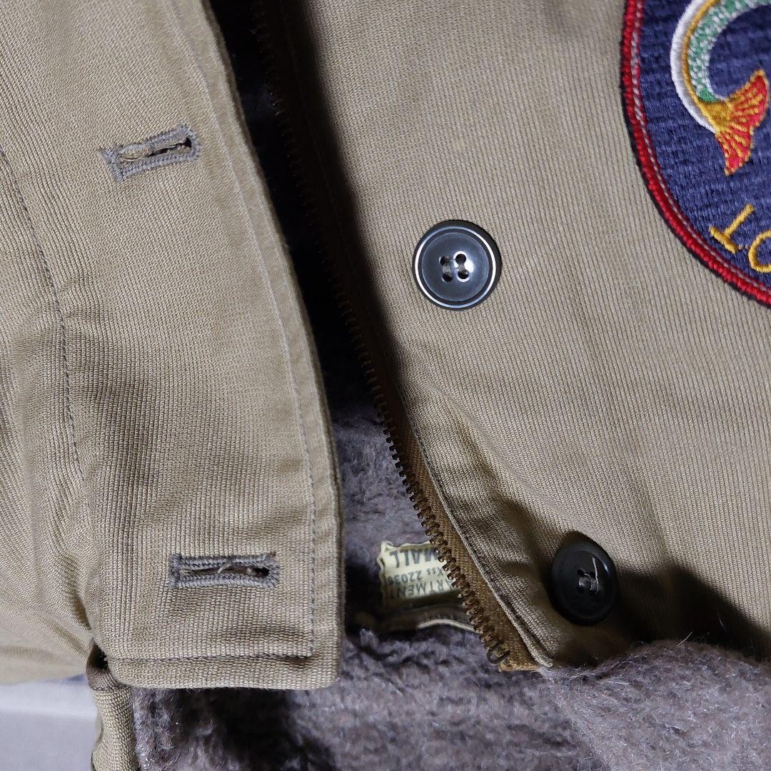 Buzz Rickson's N1 Deck Jacket S  Patch Cold Weath… - image 12