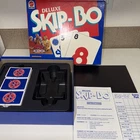 Skip-Bo Deluxe Card Board Game Mattel 1992 Vintage Complete VG