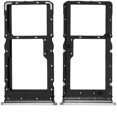 Replacement Sim Card Tray Compatible With Xiaomi Redmi 12 5G (Moonstone Silver)