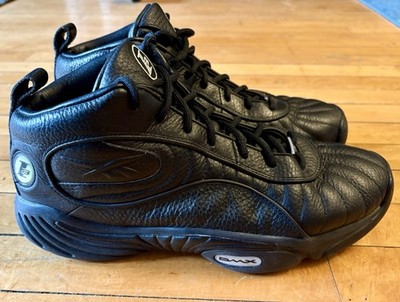 Reebok Answer III Blackout Basketball Shoes Allen Iverson 2006 Size 11.5 RARE!!!