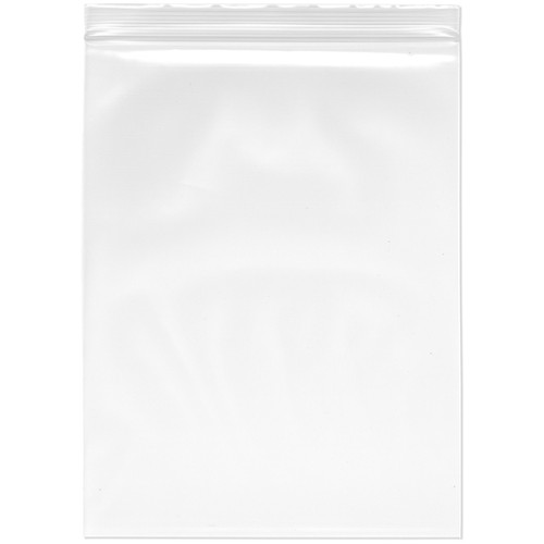Plymor 7" x 9", 4 Mil Heavy Duty Zipper Reclosable Plastic Bags - Afbeelding 1 van 3