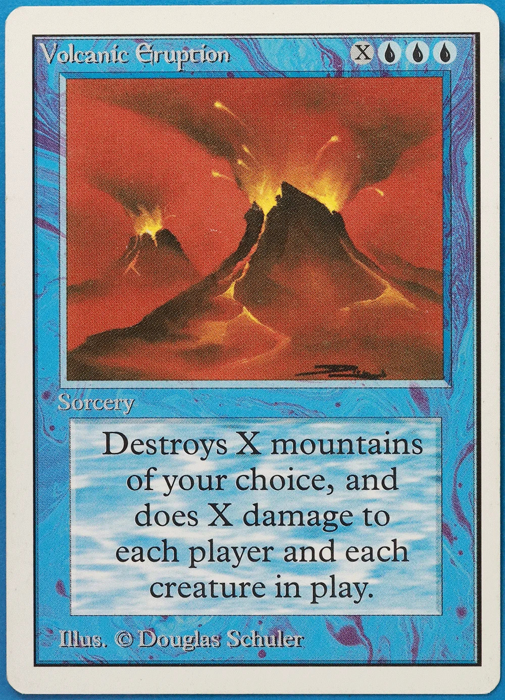 Volcanic Eruption Unlimited PLD Blue Rare MAGIC MTG CARD (ID# 497819) ABUGames
