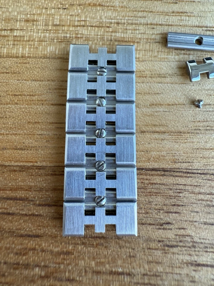 HERMES Perfil Genuino Eslabones Correa Reloj Pulsera Piezas Foto 2 de 4