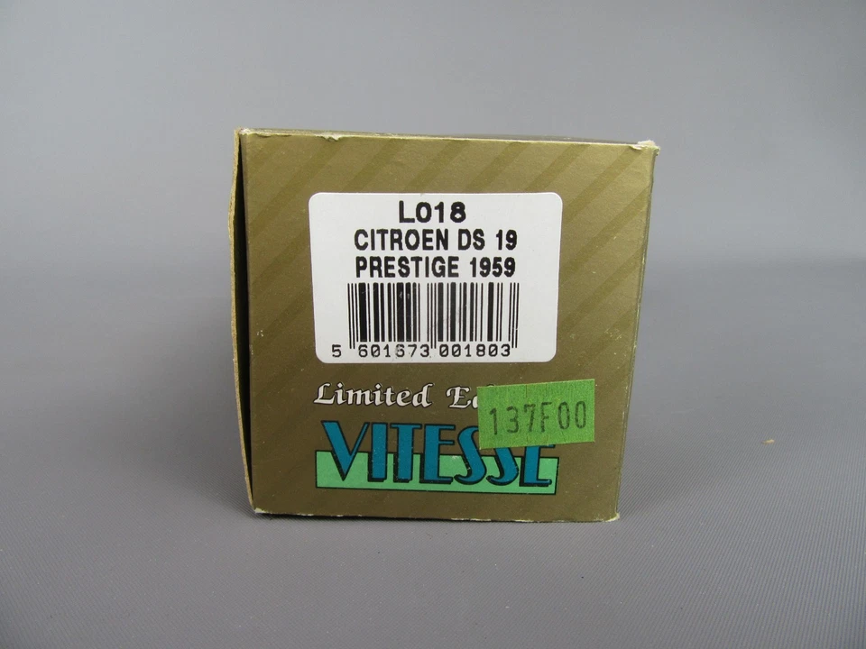 C946 Velocidad L018 Portugal Caja Vacía Para Citroën DS 19 Prestige 1959 1:43 - Imagen 2 de 4