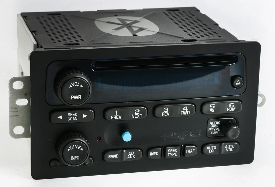 2005-09 Chevy GMC Truck AMFM CD Player Radio Upgraded w Bluetooth Music 15850275 — 第 3/4 张图片