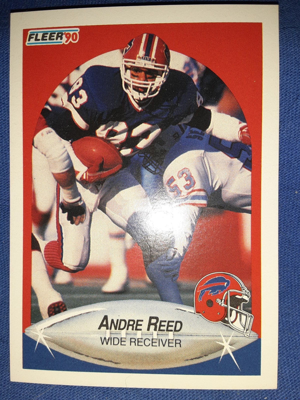 Andre Reed #119 Football Cards 1990 Fleer trading card — raw and PSA graded price guide