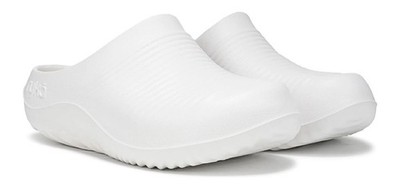 NWT Ryka Echo Recovery Clog Womens White 9-9.5 Comfort SlipOn Chunky Lightweight
