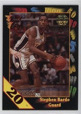 1992 Wild Card Collegiate 20 Stripe Steve Bardo #117 Rookie RC 0q3. rookie card picture