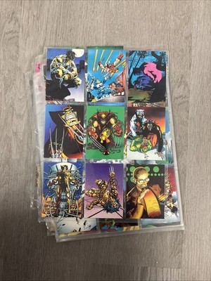 1992 Marvel Comic 'WOLVERINE FROM THEN 'TILL NOW' 2 II - Complete Set of 90 + 2