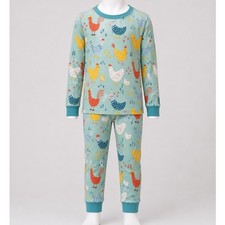 Little Sleepies Cozy Coop 4T Toddler Bamboo Pajama Set Unisex