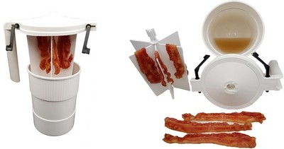 Wow Microwave Bacon Cooker - with Locking Lid and Easy Grip Handle makes cook...