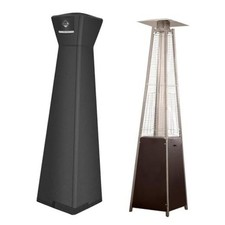 Pyramid Patio Heater Cover Waterproof 90"x 1 Pack - 90"H x 23"D x 23"B Black