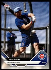 2025 Topps Now Seiya Suzuki #OD-202 Road to Opening Day Cubs PR: 1,089