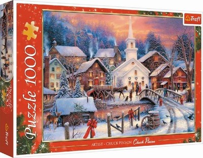 Trefl - Puzzle - Weiße Weihnacht, 1000 Teile