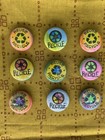 Lot Of 9 ♻️ Handmade 1 Inch Recycle Pin Buttons Stamped Colored Pencil Pinbacks — photo 3