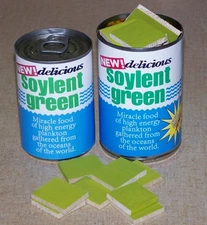 Soylent Green Prop Food Can with Soylent Green Tablets - Quantity 1 Can