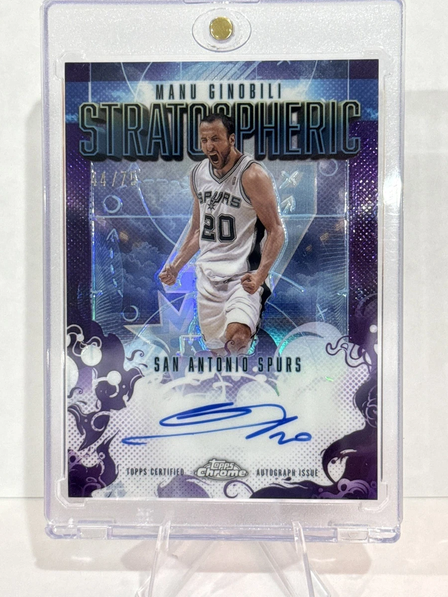 Manu Ginobili Basketball Autographed Sports Trading Cards
