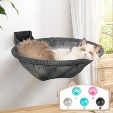 Cat Hammock Wall Mounted, Foldable  Stable Cat Beds- Breathable Cat Wall She...