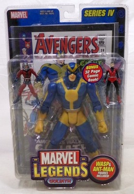 2003 ToyBiz Marvel Legends Serie IV 4 Goliath Wasp & Ant-Man 6'' Figur Set Neu