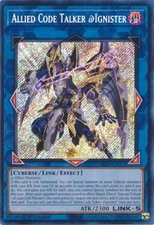 Yugioh! LP Allied Code Talker @Ignister - ALIN-EN051 - Secret Rare - 1st Edition