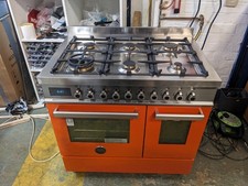 Ex-Display Bertazzoni PRO96L2EART 90cm Dual Fuel Range Cooker Orange