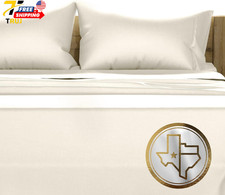 Luxury King Sheets Set 1500 Thread Count Egyptian Cotton Ivory Deep Pocket NEW