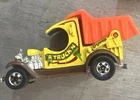 Vintage 1979 Hot Wheels DUMPIN' A TRUCK’N #2507 Dump Truck Orange/Yellow