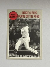 Jackie Clears Ducks on the Pond! 2019 Topps Heritage Boston Red Sox #199  O135