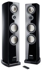 2 Stück Canton Wireless Aktiv-Lautsprecher Smart Vento 9 schwarz, high gloss