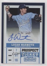 2017 Panini Contenders Draft Picks Prospect Ticket 57/99 Logan Warmoth Auto no9