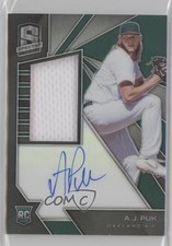 2020 Panini Chronicles Spectra Jersey 120/199 AJ Puk #154 Rookie Auto RC 0c6