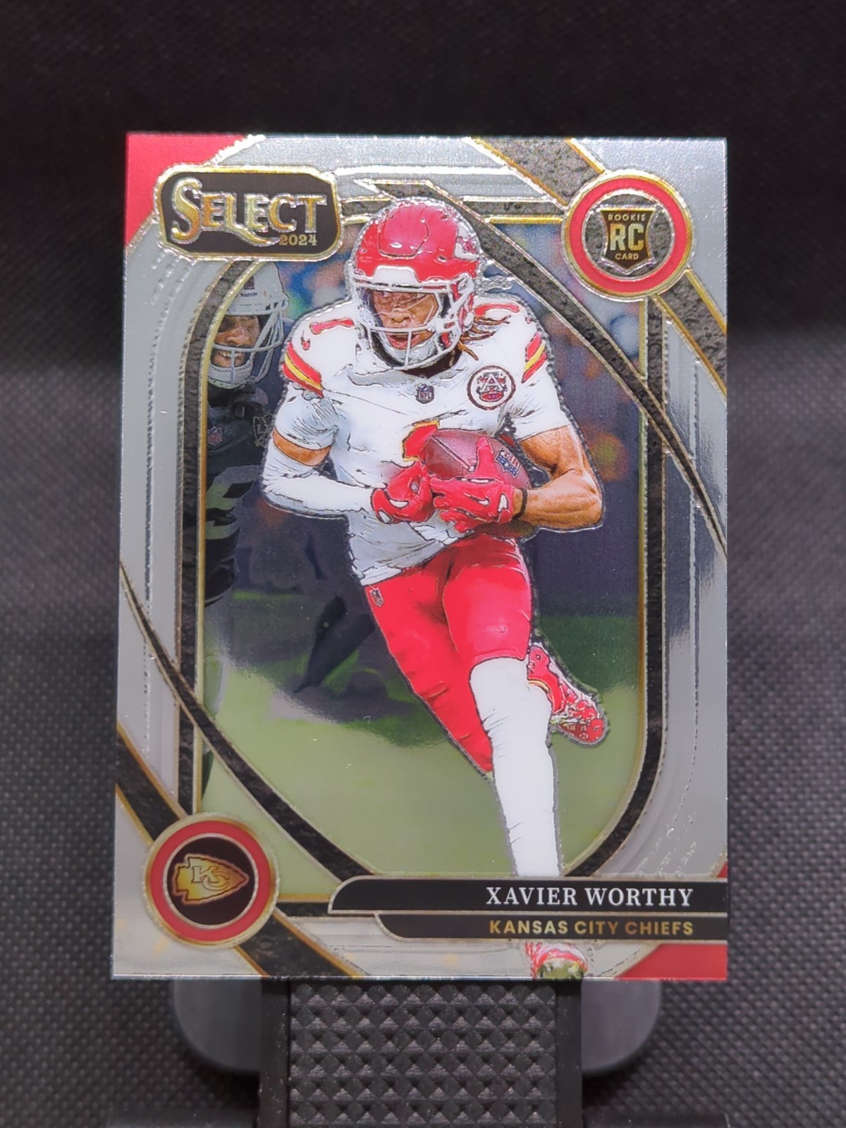 2024 Panini Select - #224 Xavier Worthy Club Level (RC) - Kansas City Chiefs