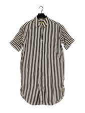 Arket Shirt Midi Dress in Cream