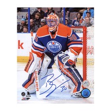 Ben Scrivens Edmonton Oilers Autographed Goalie 8x10 Photo