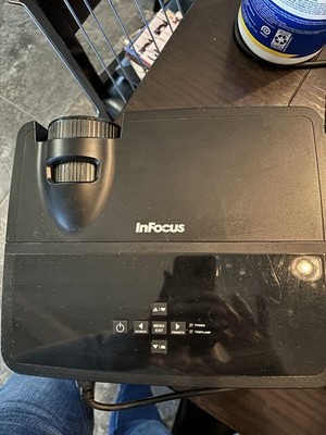 InFocus IN124 DLP Projector Portable HD 1080p 3D 3200 Lumens Bundle