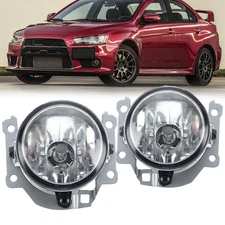 Front Bumper Fog Light Lamp Pair For Mitsubishi Lancer 2016 2017 2018 Left&Right