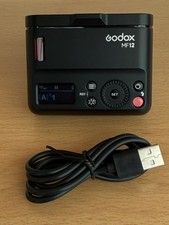 One Godox MF12 Macro Flash Unit  Fully Working  USB Cable – No Box – 5 Available