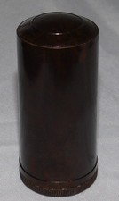 Vintage Bakelite Dark Brown Shaving Stick Holder