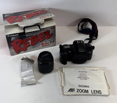 MINT NOS CANON EOS REBEL G W/ EF 35 - 80 MM LENS ORIGINAL BOX & Papers READ