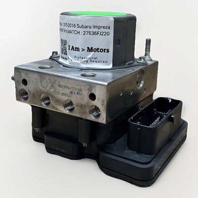 Genuine Subaru ABS Brake Pump Module 2015 - 2016 Impreza 2.0L | 27536FJ220