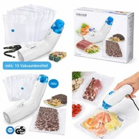 🥩🥦🧀 Hand-VakuumiergeräT FüR KüChe & Haushalt – Inkl. 10 Beutel