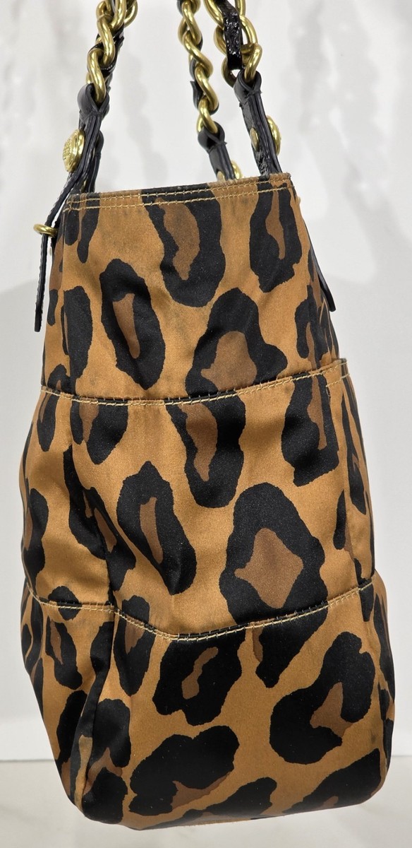 Coach Madison Ocelot Tote Leopard Print Limited Edition Y2K
