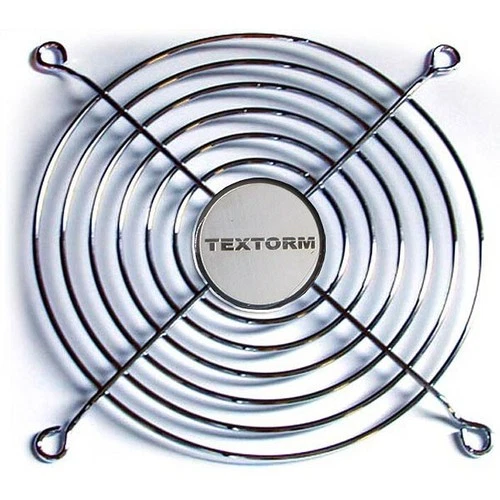 Grille de ventilateur 120 mm coloris argent TEXTORM