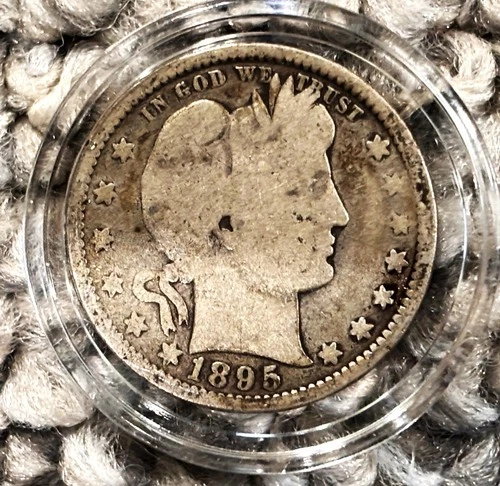 1895 Barber quarter - good details